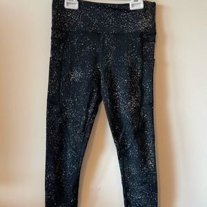 Black Reflective Pocket Light n Tight Hi-Rise